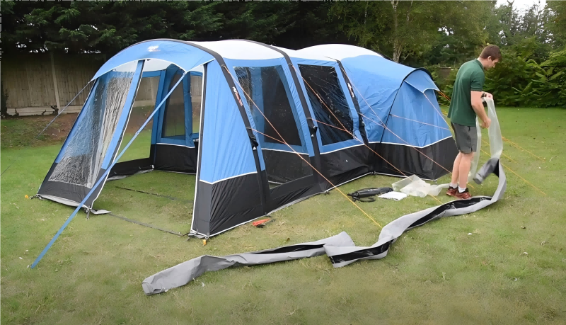 How to Change the Inner Tube on an Inflatable Tent or Awning?