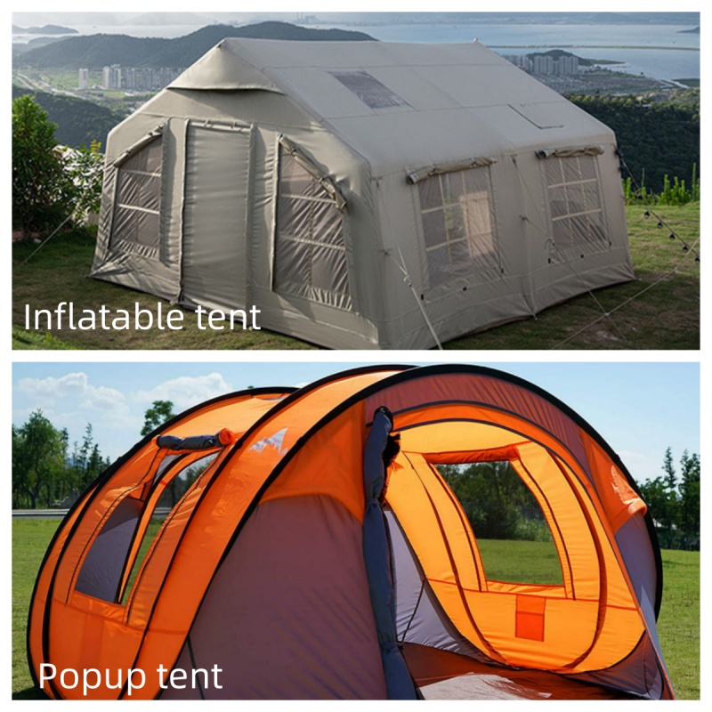 A pop-up tent or an inflatable tent: Which easy set up tent should you choose?