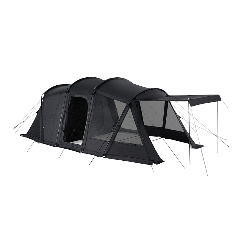 4 Poles Outdoor Family Camping Tunnel Tent