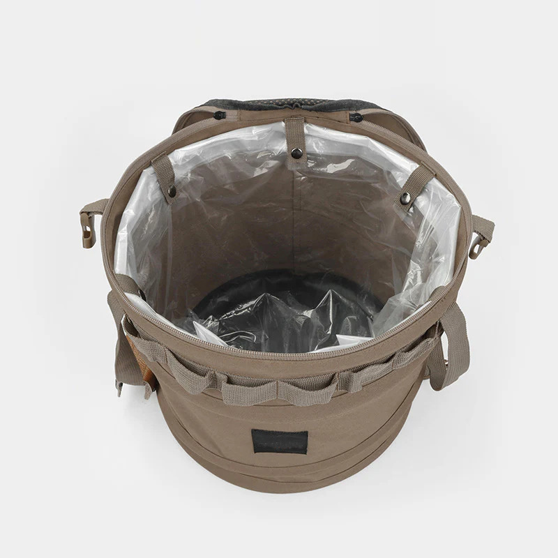 Outdoor Camping Picnic Kitchen Multifunctional Garbage Storage Bucket Bag Bucket Storage Bag