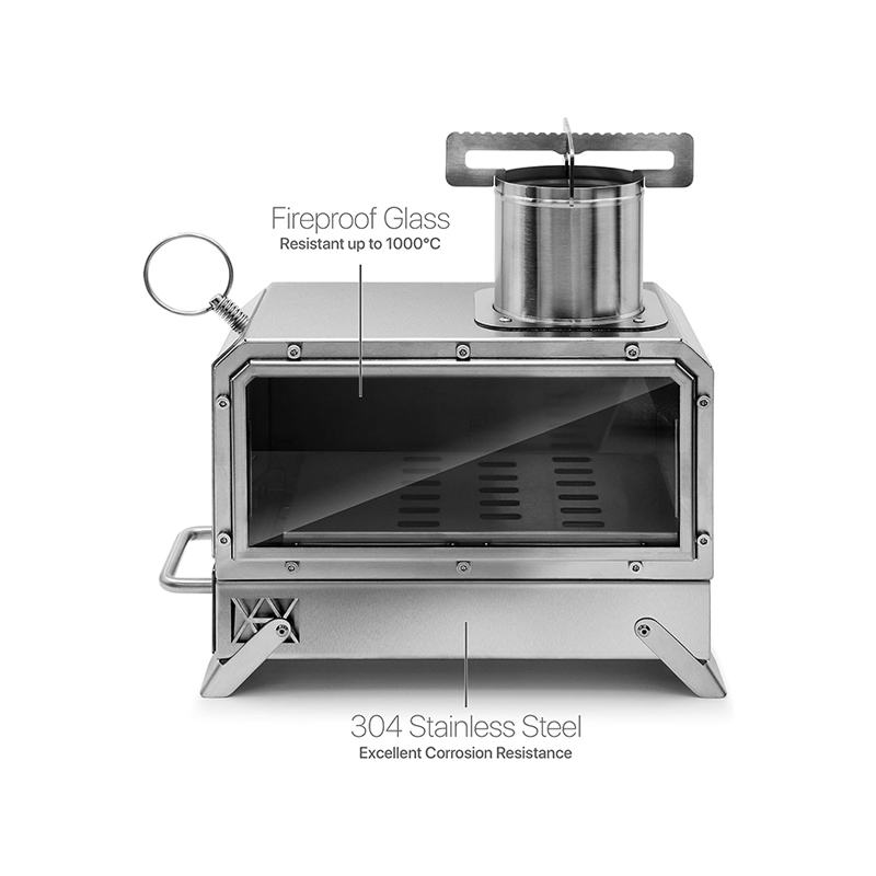 304 Stainless Steel Cooking Oven Grill Heating Tray Tent Stove