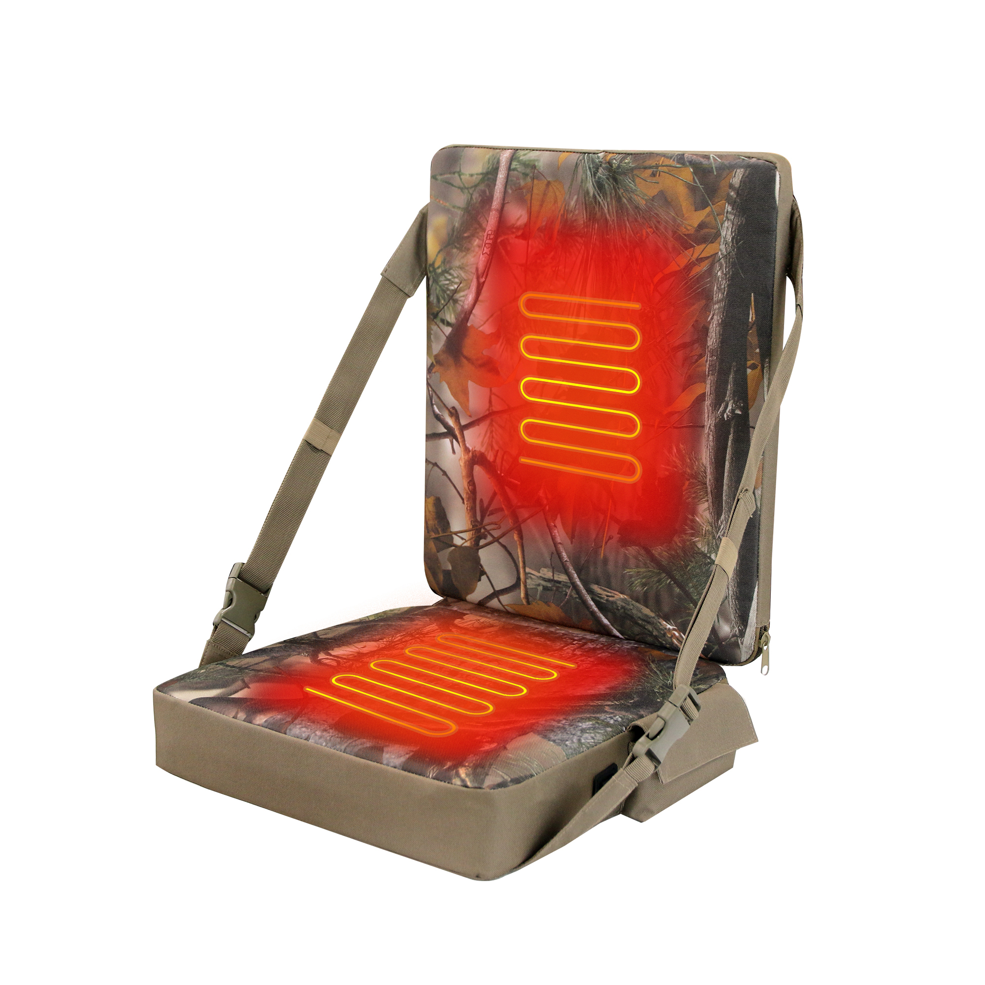 Outdoor Heated Seat Cushion for Hunting, Fishing & Camping