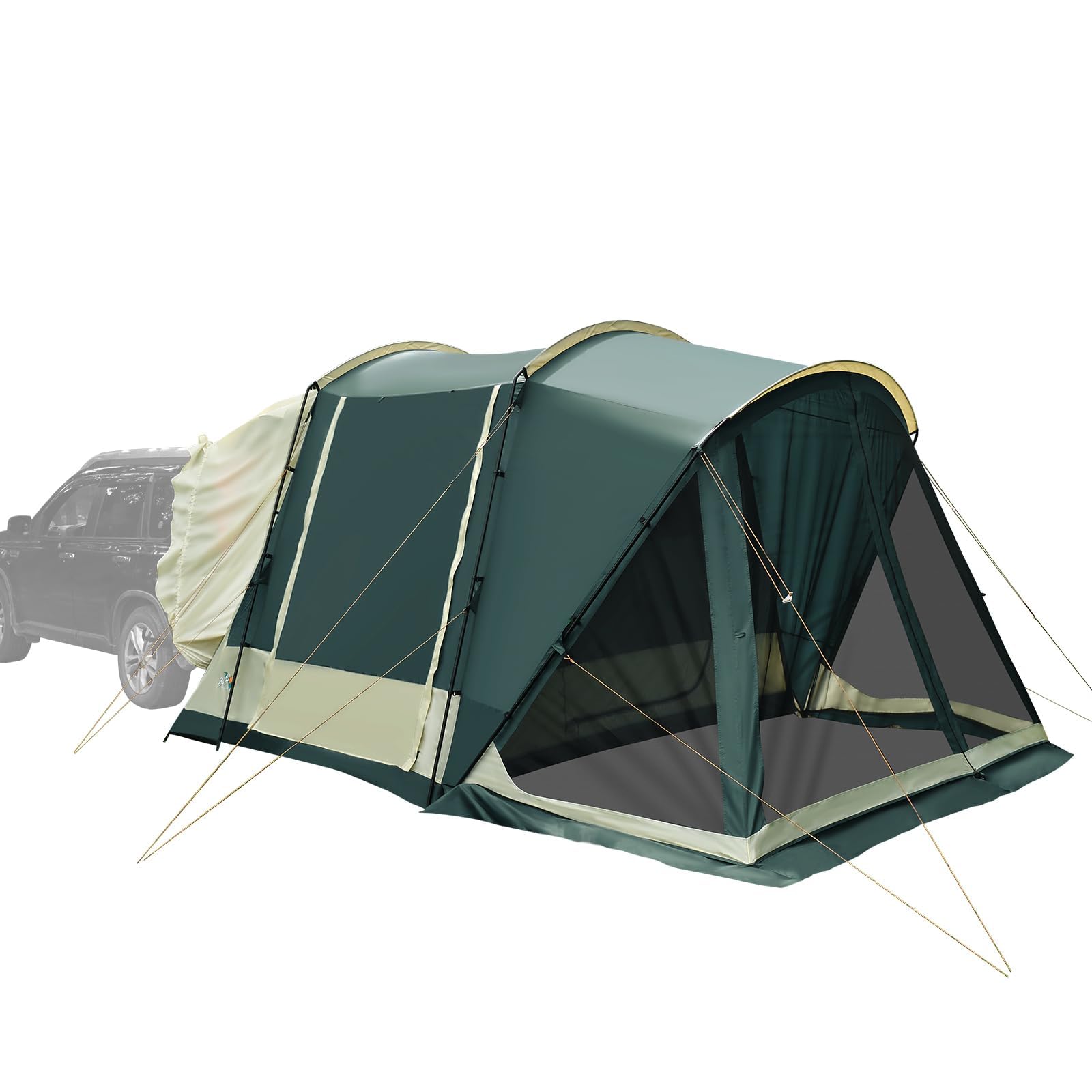 SUV-Attached Tent with Mesh Screen Porch