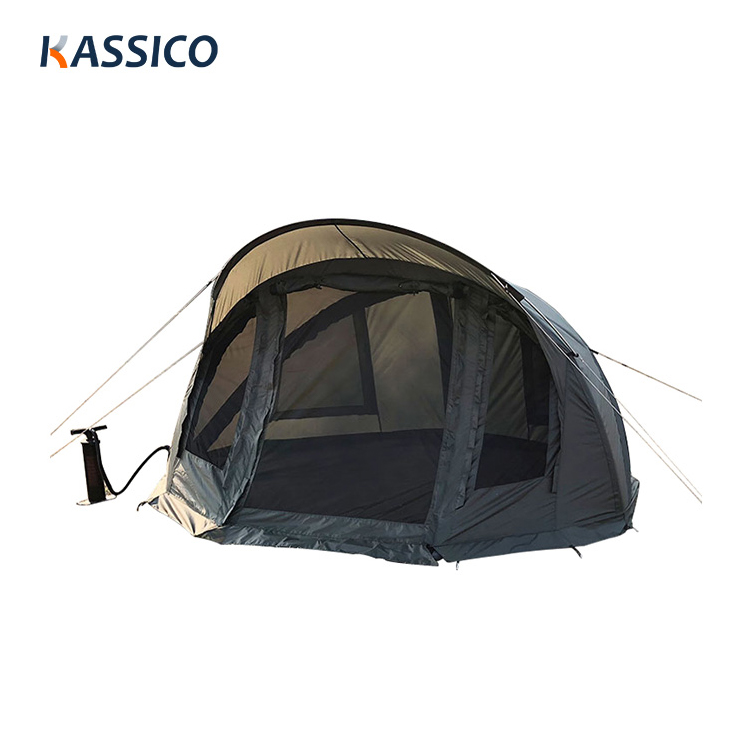 Custom Camouflage Camping Fishing Tent With Inflatable Pu Airbeam