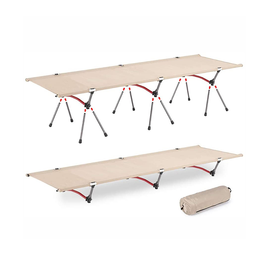 Portable Aluminum Folding Camping Bed