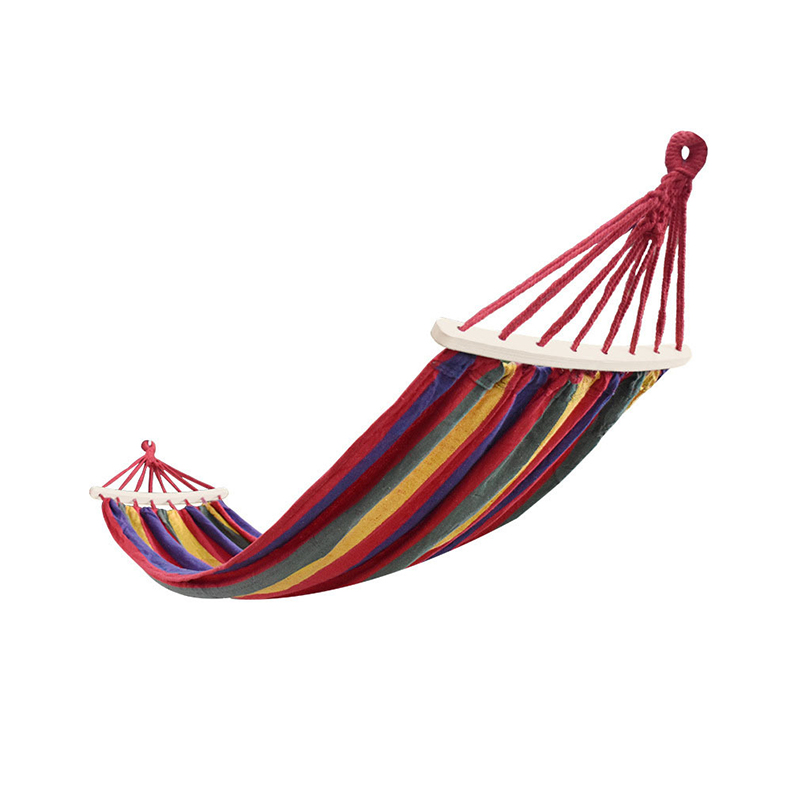 High Quality Rainbow Portable Folding Outdoor Hammock