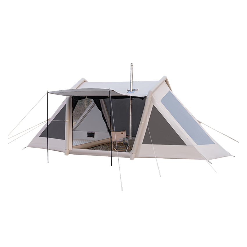 2 Rooms Tunnel Air Inflatable Car Tailgate Tent For Camping