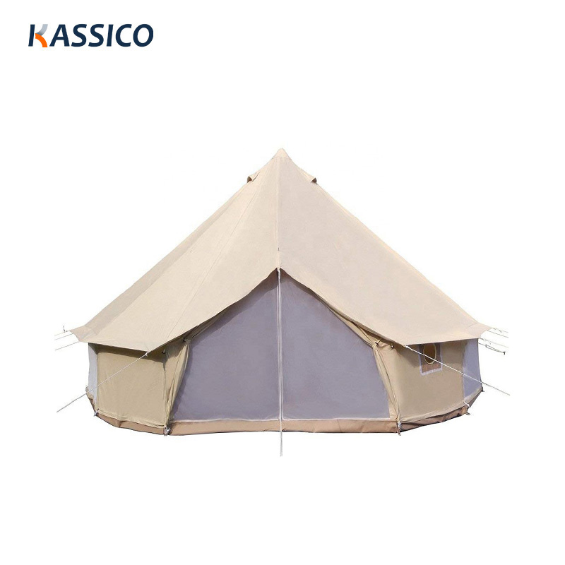 3/4/5/6M Luxury Canvas Bell Tent - Family Camping and Campsites